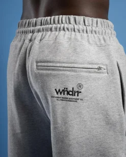Wndrr Offcut Tech Track Shorts Grey Marle Sale