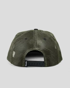 Thunder OG Grenade Trucker Cap Black/olive Clearance