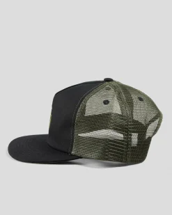 Thunder OG Grenade Trucker Cap Black/olive Clearance