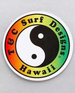 Town & Country Surf Designs OG Sticker Rasta Sale