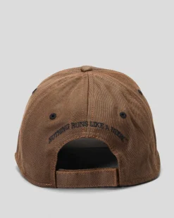 John Deere Oilskin Cap Brown New