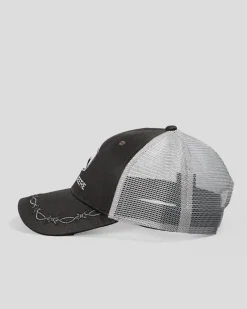 John Deere Oilskin Trucker Mesh Cap Black/silver Outlet