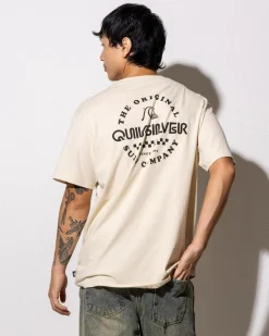 Quiksilver Omni Checked T-Shirt Fog