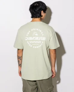 Quiksilver Omni Checked T-Shirt Desert Sage Outlet