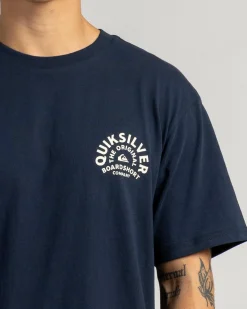 Quiksilver On Target T-Shirt Dark Navy Hot
