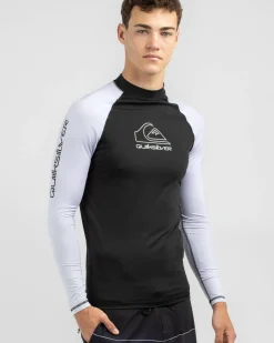 Quiksilver On Tour Long Sleeve Rash Vest Black Online