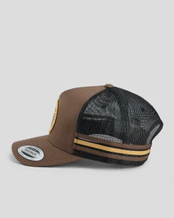 Salty Life Once Bitten 3.0 Trucker Cap Chocolate