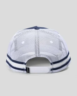 Salty Life Once Bitten 4.0 Trucker Cap Blue/white Best