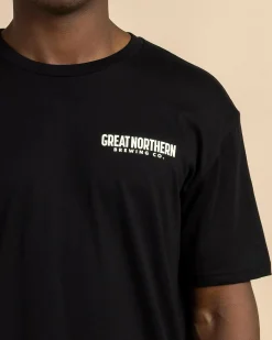 Great Northern Open Sky Open Fire T-Shirt Black Outlet
