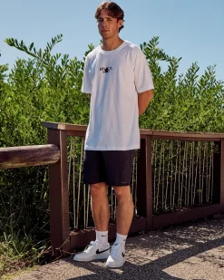 RVCA Opposites Elastic 2 Shorts Black Clearance
