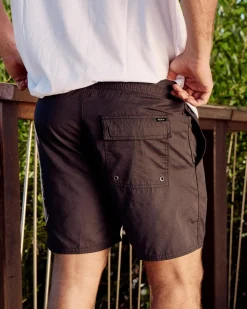 RVCA Opposites Elastic 2 Shorts Black Clearance
