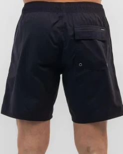 RVCA Opposites Elastic 2 Shorts Black Clearance