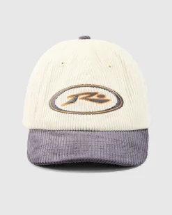 Rusty Orbit Cord Six Panel Cap Coal Online