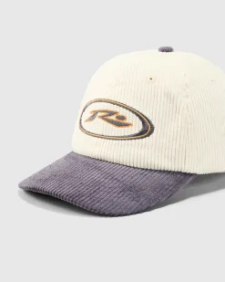 Rusty Orbit Cord Six Panel Cap Coal Online