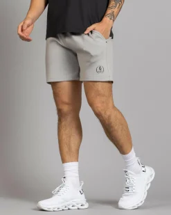 Sparta Ordain Elastic Waist Shorts Lt Grey Hot