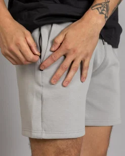 Sparta Ordain Elastic Waist Shorts Lt Grey Hot