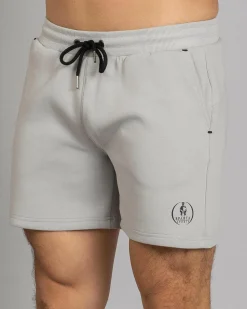 Sparta Ordain Elastic Waist Shorts Lt Grey Hot