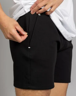 Sparta Ordain Elastic Waist Shorts Black