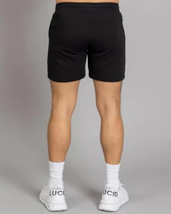 Sparta Ordain Elastic Waist Shorts Black