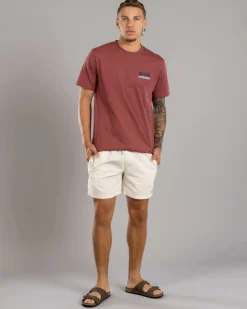 Rip Curl Origin Palms T-Shirt Apple Butter Sale