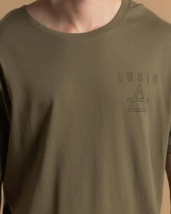 Lucid Origins T-Shirt Olive New