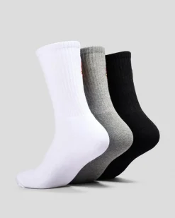 Santa Cruz Other Dot Crew Socks 3 Pack Black-white-gmarle Discount