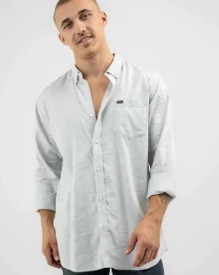 Rip Curl Ourtime Long Sleeve Shirt Off White Hot