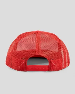 Brixton Outlaw Trucker Cap Red/red Clearance