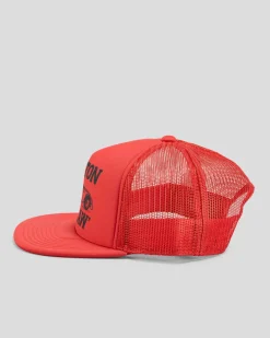 Brixton Outlaw Trucker Cap Red/red Clearance