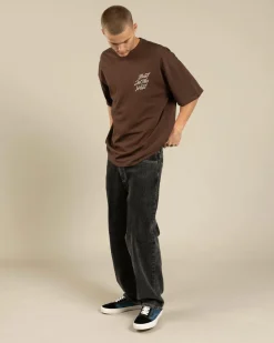 Threadheads Outlaws Oversized T-Shirt Brown Online