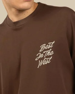 Threadheads Outlaws Oversized T-Shirt Brown Online