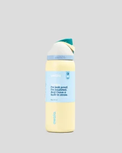 Owala 32oz FreeSip Stainless Steel Water Bottle Grey/yellow Best