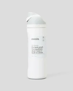 Owala 24oz FreeSip Stainless Steel Water Bottle White Clearance