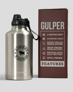 Ringers Western 64oz Gulper Insulated Water Bottle Stainless Steel Discount