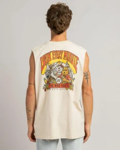 The Mad Hueys Oz Straya Muscle Tank Cement Best