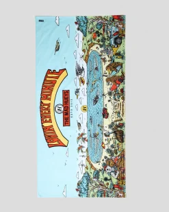 The Mad Hueys Oz Straya Towel Aqua Sale