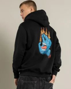 Santa Cruz Pace Ritual Hand Mono Strip Hoodie Black Outlet