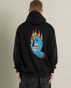 Santa Cruz Pace Ritual Hand Mono Strip Hoodie Black Outlet