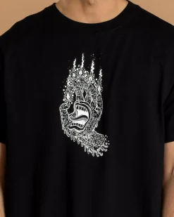 Santa Cruz Pace Ritual Hand Mono T-Shirt Black Outlet