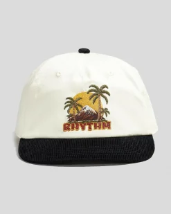 Rhythm Palm Island Cord Cap Stone / Black Online
