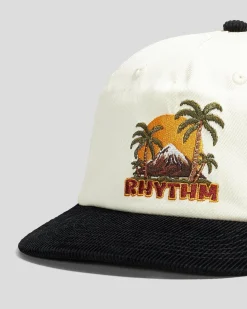 Rhythm Palm Island Cord Cap Stone / Black Online