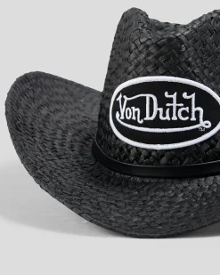 Von Dutch Patch Cowboy Hat Black/white Online