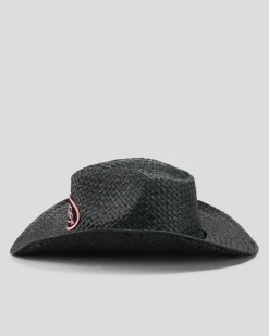 Von Dutch Patch Cowboy Hat Black/pink Outlet