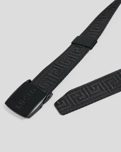 Lucid Pattern Web Belt Black Clearance