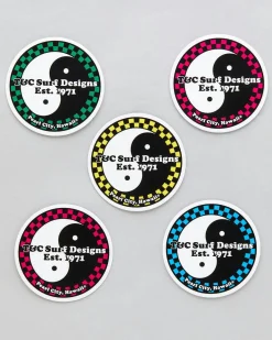 Town & Country Surf Designs Pearl City Checker Sticker Pack All Above Sale