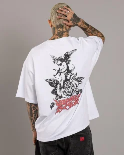 Worship Supplies Perch Oversized T-Shirt White Outlet