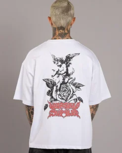 Worship Supplies Perch Oversized T-Shirt White Outlet
