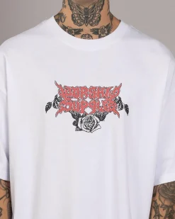 Worship Supplies Perch Oversized T-Shirt White Outlet