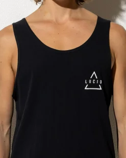 Lucid Persevere Singlet Black Hot