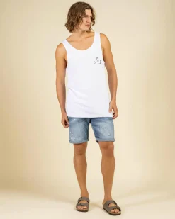 Lucid Persevere Singlet White Hot